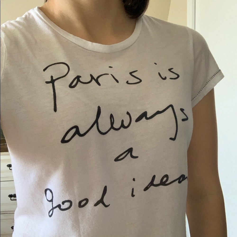 Anthropologie Sundry Paris Graphic Tee